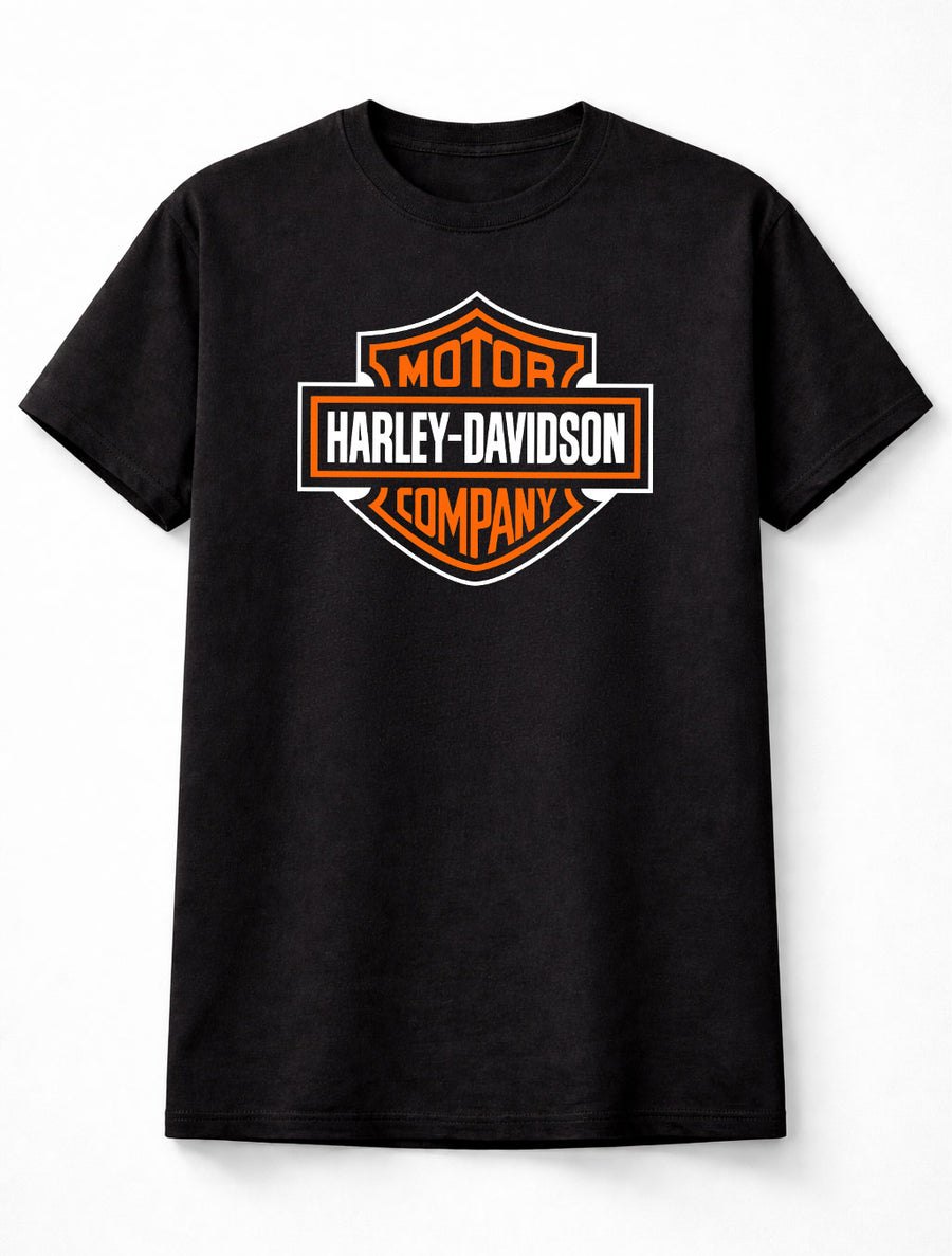 Harley-Davidson Motor Company Logo Motorcycle Biker Black Unisex T-Shirt