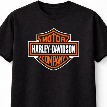 Harley-Davidson Motor Company Logo Motorcycle Biker Black Unisex T-Shirt