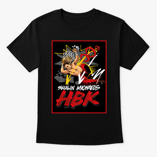 Shawn Michaels HBK Heartbreak Kid Retro Wrestling Unisex T-Shirt