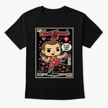 Shawn Michaels Heartbreak Kid Funko Pop Comic Wrestling Unisex T-Shirt