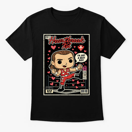 Shawn Michaels Heartbreak Kid Funko Pop Comic Wrestling Unisex T-Shirt