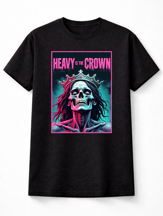 Linkin Park Heavy is the Crown Skull Queen T-Shirt Gothic Heavy Is The Crown Unisex Black Graphic Tee
