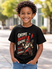 Rock Guitar Gnome Heavy Metal Funny Music Graphic Unisex T-Shirt