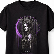 Hel Norse Goddess Viking Mythology Moon Rune Unisex T-Shirt