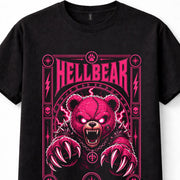 Hellbear Demon Teddy Bear Pink Gothic Horror Metal Halloween Unisex T-Shirt
