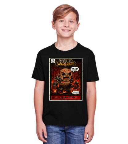 World of Warcraft Grommash Hellscream Orc Warrior Lok'tar Ogar Adults & Kids Unisex T-Shirt
