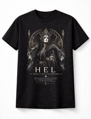 Hel Goddess Of Death Norse Mythology Wolves Unisex T-Shirt