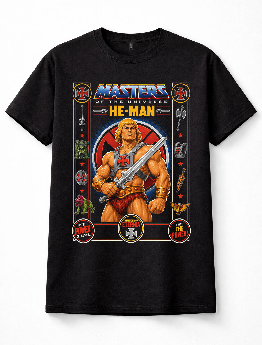 Masters of the Universe He-Man Defender of Eternia Unisex T-Shirt