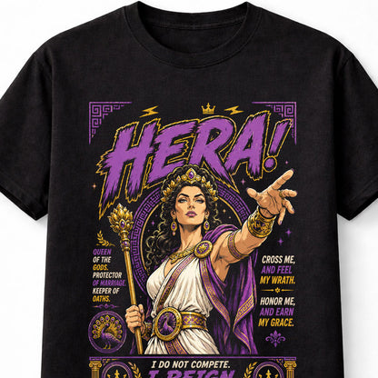 Hera Queen of Olympus Greek Goddess Mythology Unisex T-Shirt