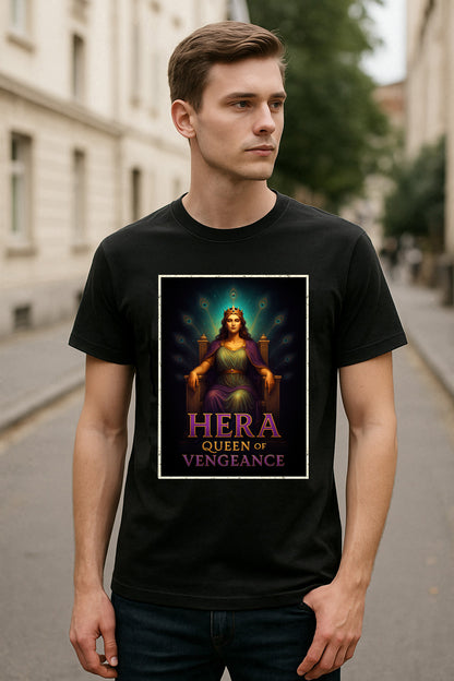 Hera Queen of Vengeance Unisex Greek Goddess T-Shirt