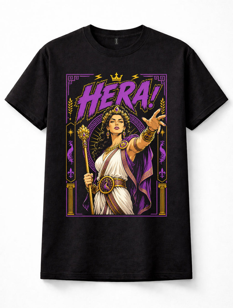 Hera Greek Goddess Queen of Olympus Zeus Mythology Ancient Unisex T-Shirt