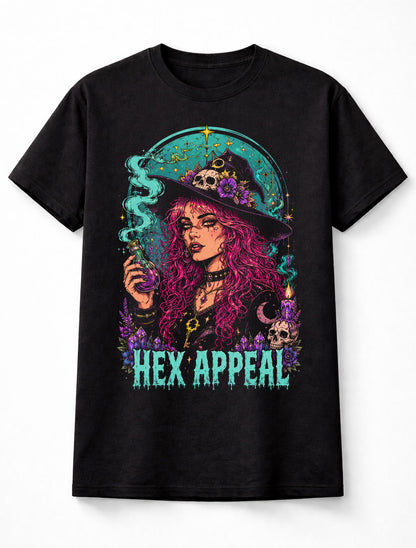 Hex Appeal Gothic Witch Halloween Potion Graphic Unisex T-Shirt