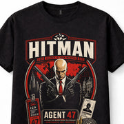Hitman Agent 47 ICA Silent Assassin Gaming Unisex T-Shirt