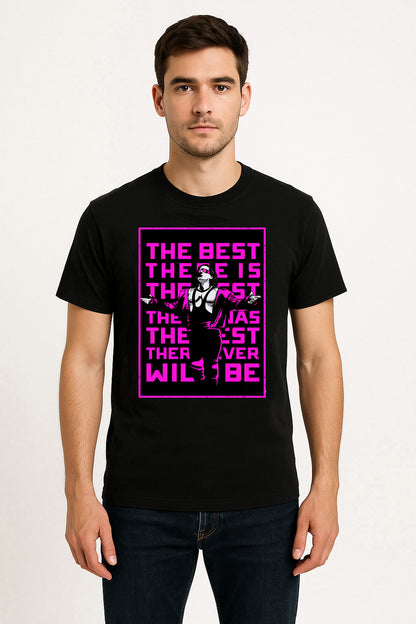 Bret Hart The Best There Is Retro Typography Wrestling Unisex T-Shirt