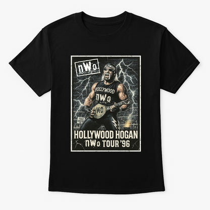 Hollywood Hogan NWO Tour ’96 Unisex T-Shirt – Retro Wrestling Legend Tee
