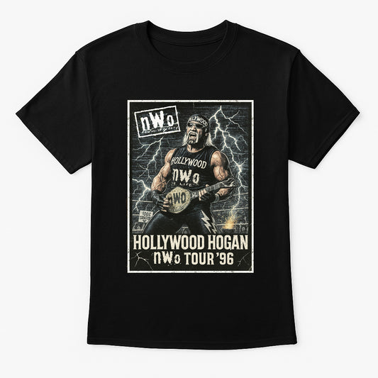 Hollywood Hogan NWO Tour ’96 Unisex T-Shirt – Retro Wrestling Legend Tee