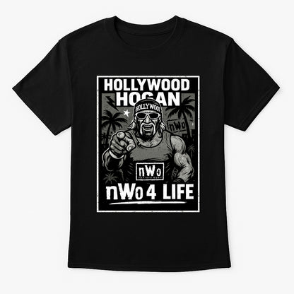 Hollywood Hogan nWo 4 Life Retro Wrestling Unisex T-Shirt