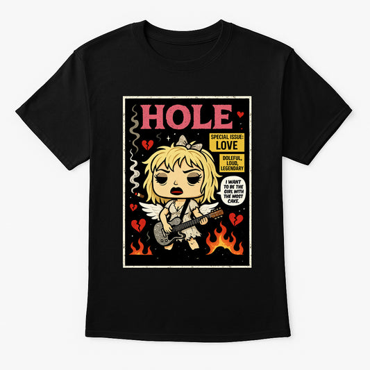 Hole Celebrity Skin Alternative Rock Funko Pop Style Unisex T-Shirt