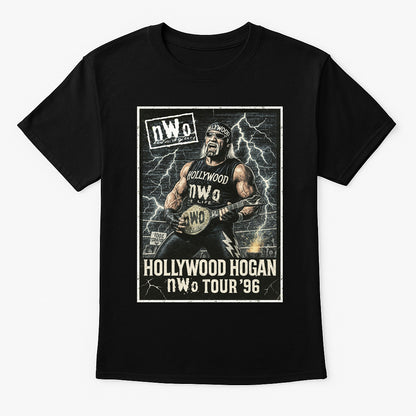 Hollywood Hogan nWo Tour ’96 Retro WWF WCW Wrestling Unisex Adults & Kids Tee