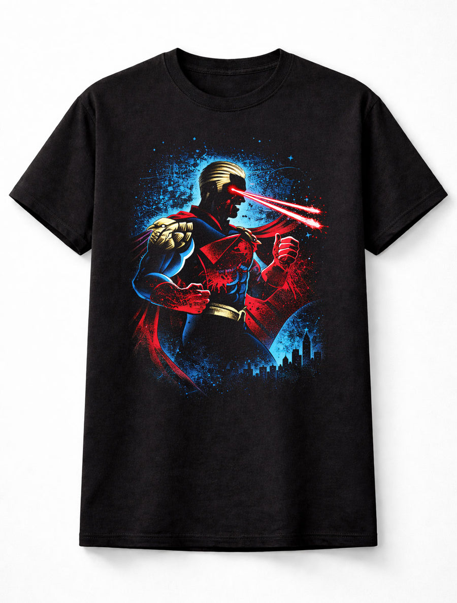 Homelander The Boys Superhero Laser Eyes Graphic Adults & Kids Unisex T-Shirt