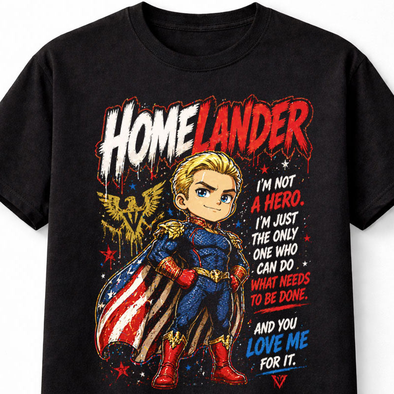 Homelander The Boys Superhero Villain Graphic Tee Unisex Adults & Kids T-Shirt