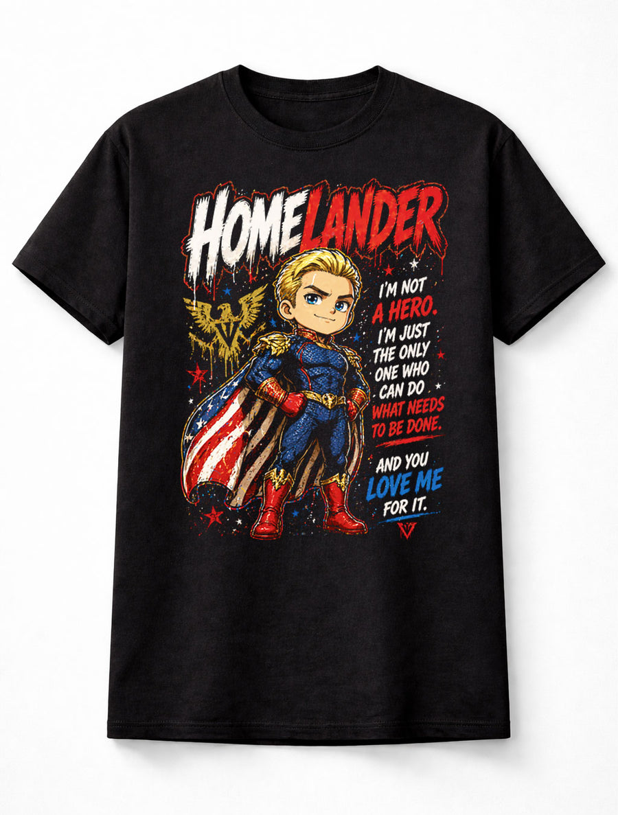 Homelander The Boys Superhero Villain Graphic Tee Unisex Adults & Kids T-Shirt