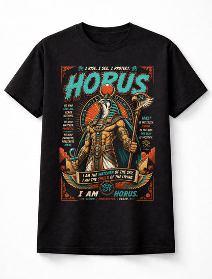 Horus Egyptian God Mythology Falcon Deity Ancient Egypt Unisex T-Shirt