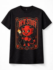 Hot Stuff Cute Devil Demon Funny Hellfire Halloween Horror Unisex T-Shirt