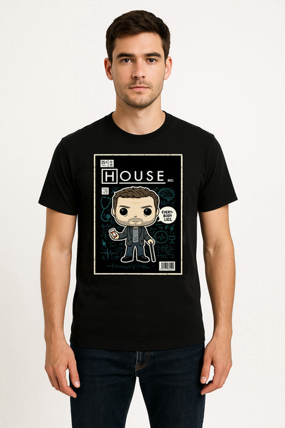 House MD “Everybody Lies” Unisex Comic T-Shirt – Iconic Medical Drama Fan Tee