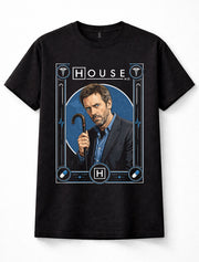 House MD Gregory House Doctor Medical Drama TV Series Cane Unisex T-Shirt