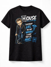 House MD Dr Gregory House Graphic Tee Medical Drama Shirt Unisex Adults & Kids T-Shirt