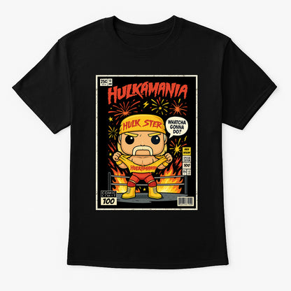 Hulk Hogan Hulkamania Funko Pop Comic Wrestling Unisex T-Shirt