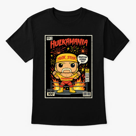 Hulk Hogan Hulkamania Funko Pop Comic Wrestling Unisex T-Shirt