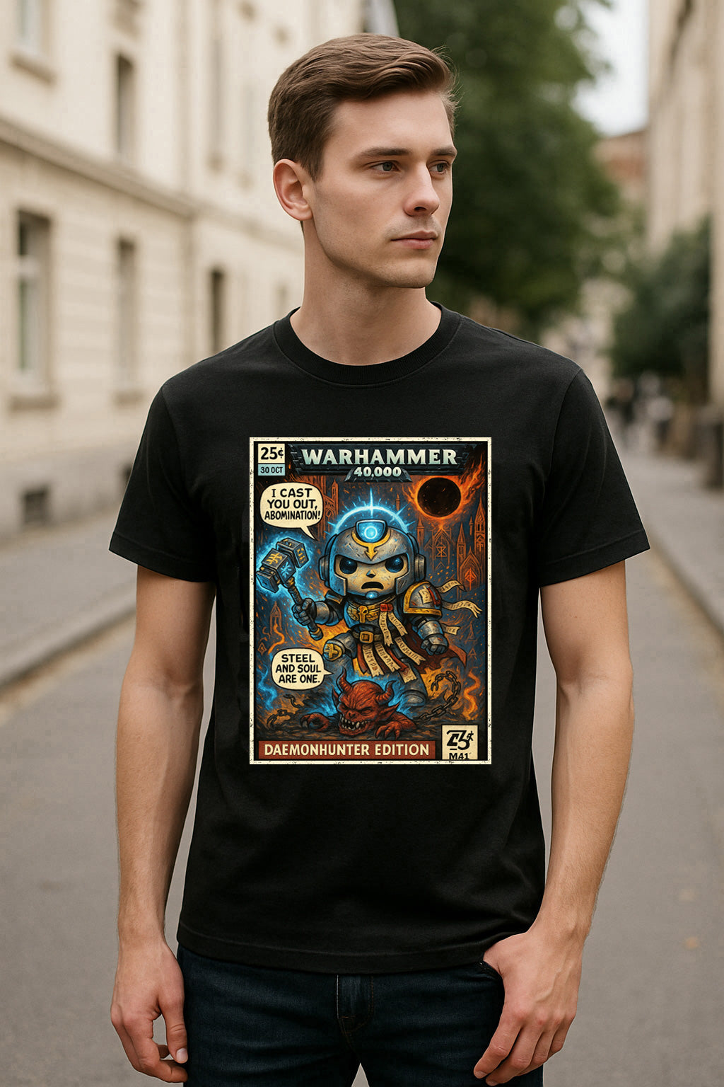Warhammer 40K Grey Knights Daemonhunter Space Marine Adults & Kids Unisex T-Shirt