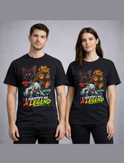 Bigfoot Mothman Wendigo Cryptid I Identify As A Legend Graphic Unisex T-Shirt