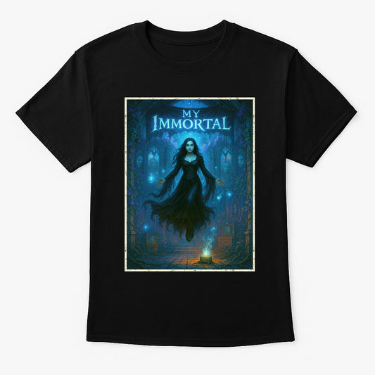 Evanescence My Immortal Unisex T-Shirt Gothic Rock Band Vintage Merch Tee