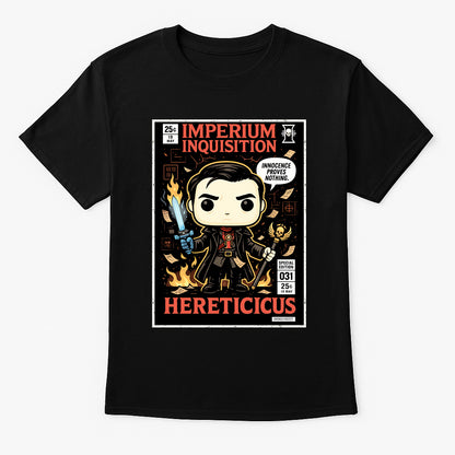 Warhammer 40K Imperium Inquisition Unisex T-Shirt – “Innocence Proves Nothing” Sci-Fi Tee