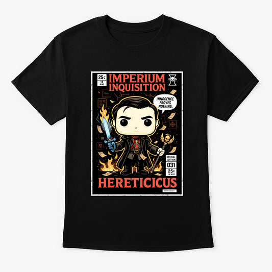 Warhammer 40K Imperium Inquisition Unisex T-Shirt – “Innocence Proves Nothing” Sci-Fi Tee