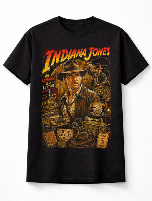 Indiana Jones Adventure Graphic Movie Fan Unisex T-Shirt