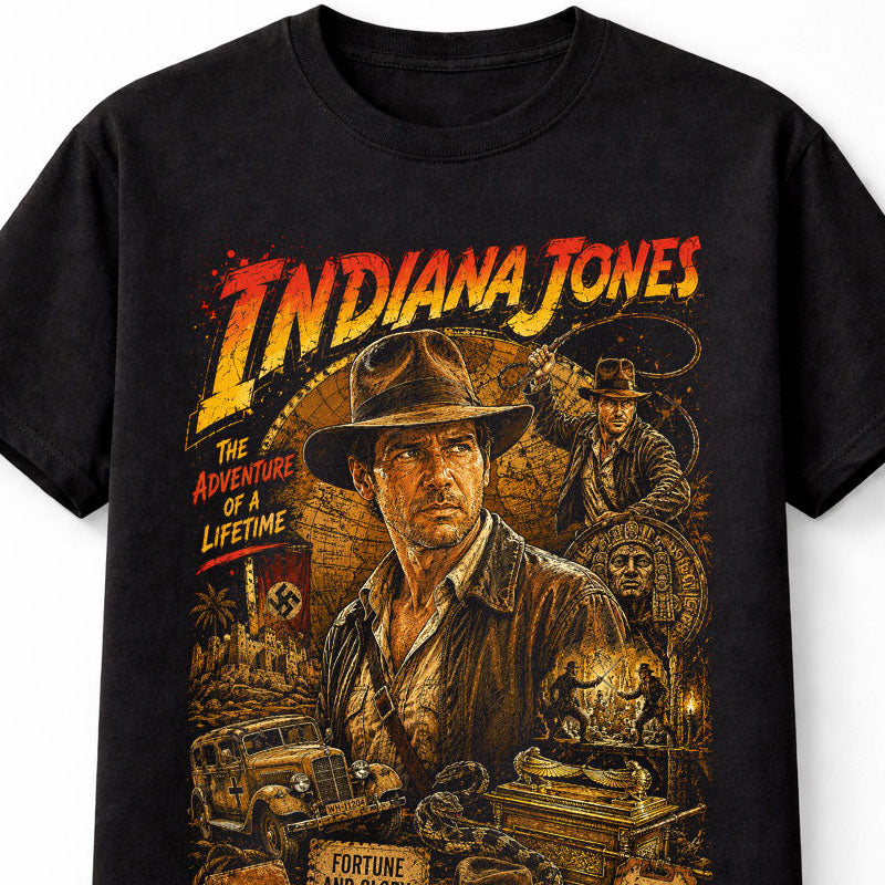 Indiana Jones Adventure Graphic Movie Fan Unisex T-Shirt