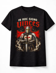 Knights Templar Crusader Medieval Cross Warrior Gothic Unisex T-Shirt