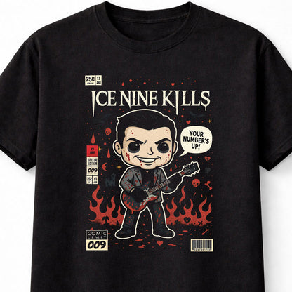 Ice Nine Kills “Your Number’s Up!” Horror Comic Adults & Kids Unisex T-Shirt