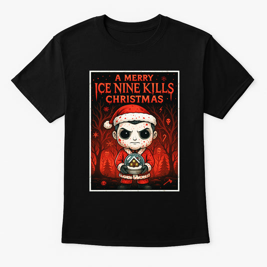 Ice Nine Kills Merry Christmas Cartoon X-Mas Unisex T-Shirt Adults & Kids