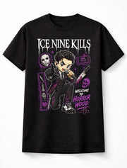 Ice Nine Kills INK Horror Metalcore Band Graphic T-Shirt Welcome To Horrorwood Silver Scream Music Fan Tee Adult & Kids Unisex T-Shirt