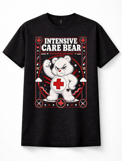 Intensive Care Bear Care Bears Nurse Funny Adult Unisex T-Shirt