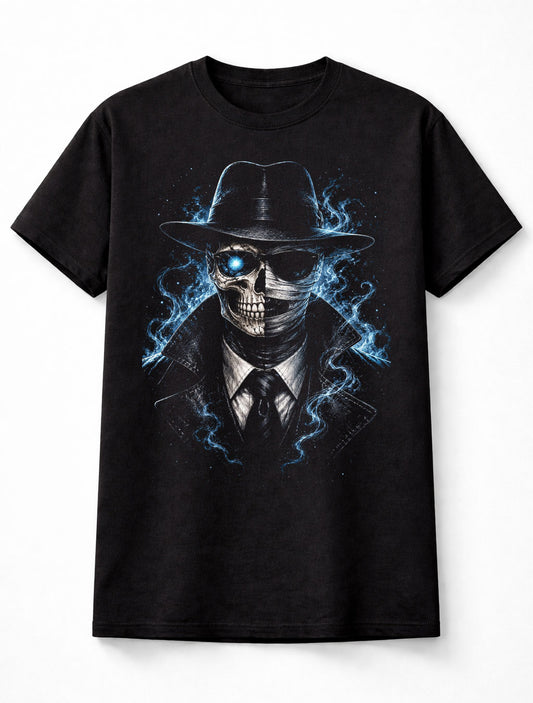 Invisible Man Skeleton Gothic Horror Classic Monster Unisex T-Shirt