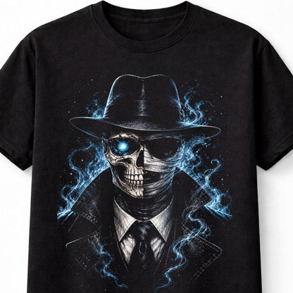 Invisible Man Skeleton Gothic Horror Classic Monster Unisex T-Shirt