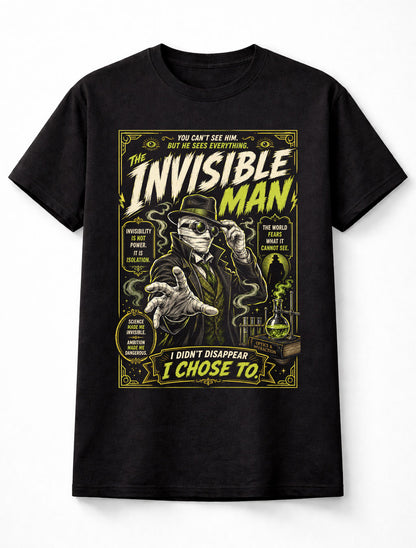 The Invisible Man Horror Movie Monster Gothic Graphic Unisex T-Shirt