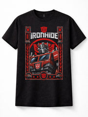 Transformers Ironhide Autobot Robot Cybertron Retro Black Graphic Unisex T-Shirt