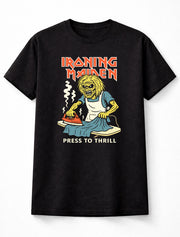 Ironing Maiden Funny Heavy Metal Iron Maiden Eddie Rock Unisex T Shirt